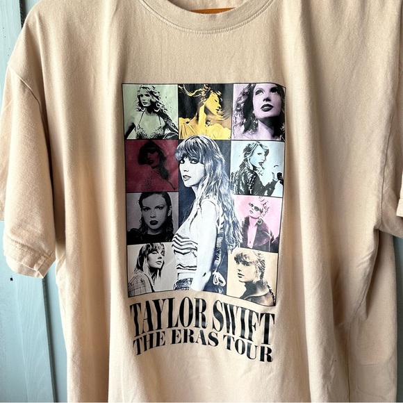 Taylor Swift Beige Graphic Tee - Picture 2 of 7
